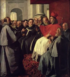 St. Bonaventura (1221-74) auf dem Konzil von Lyon 1274, 1627